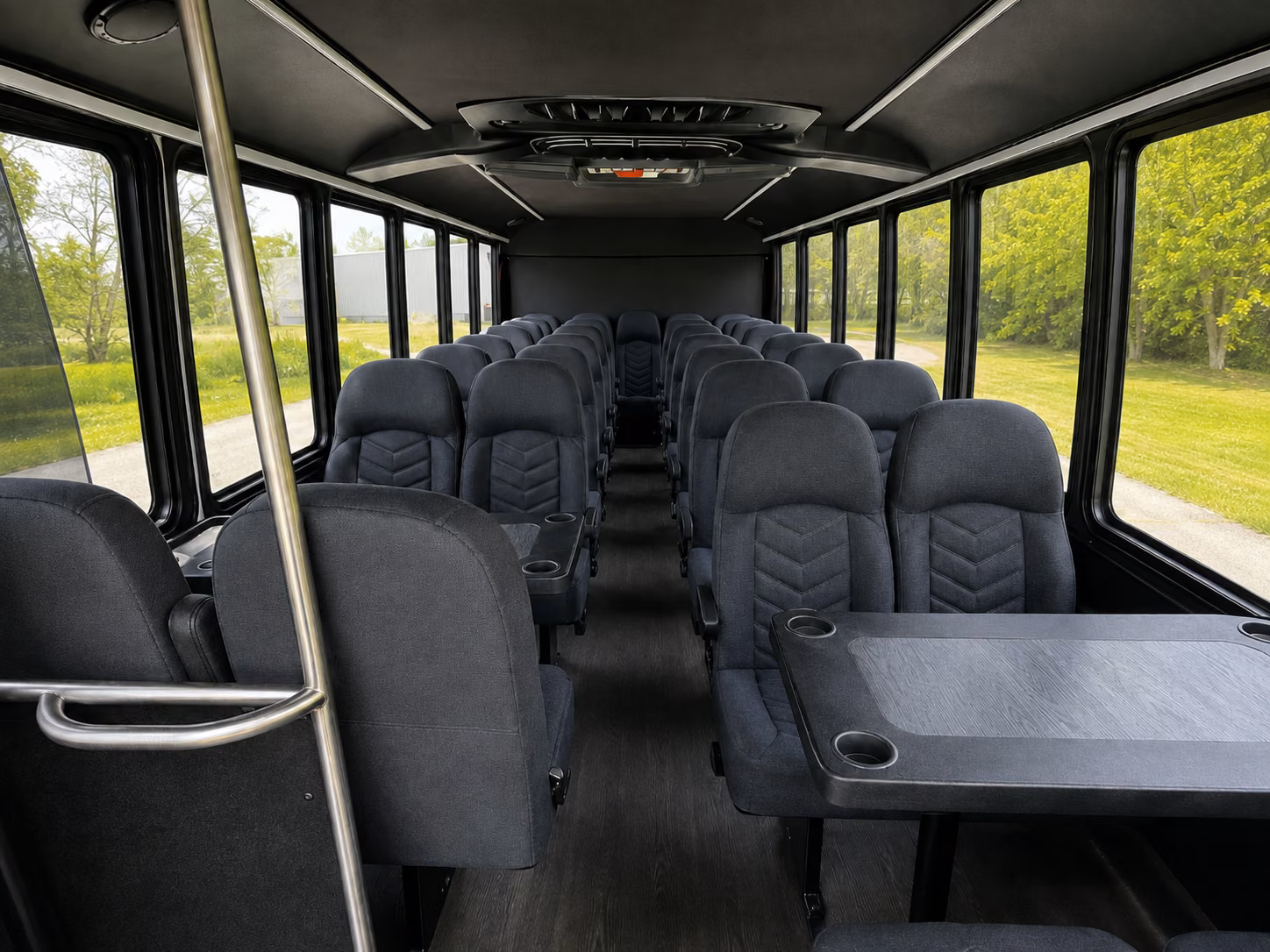 ontario 15 passenger minibus inside