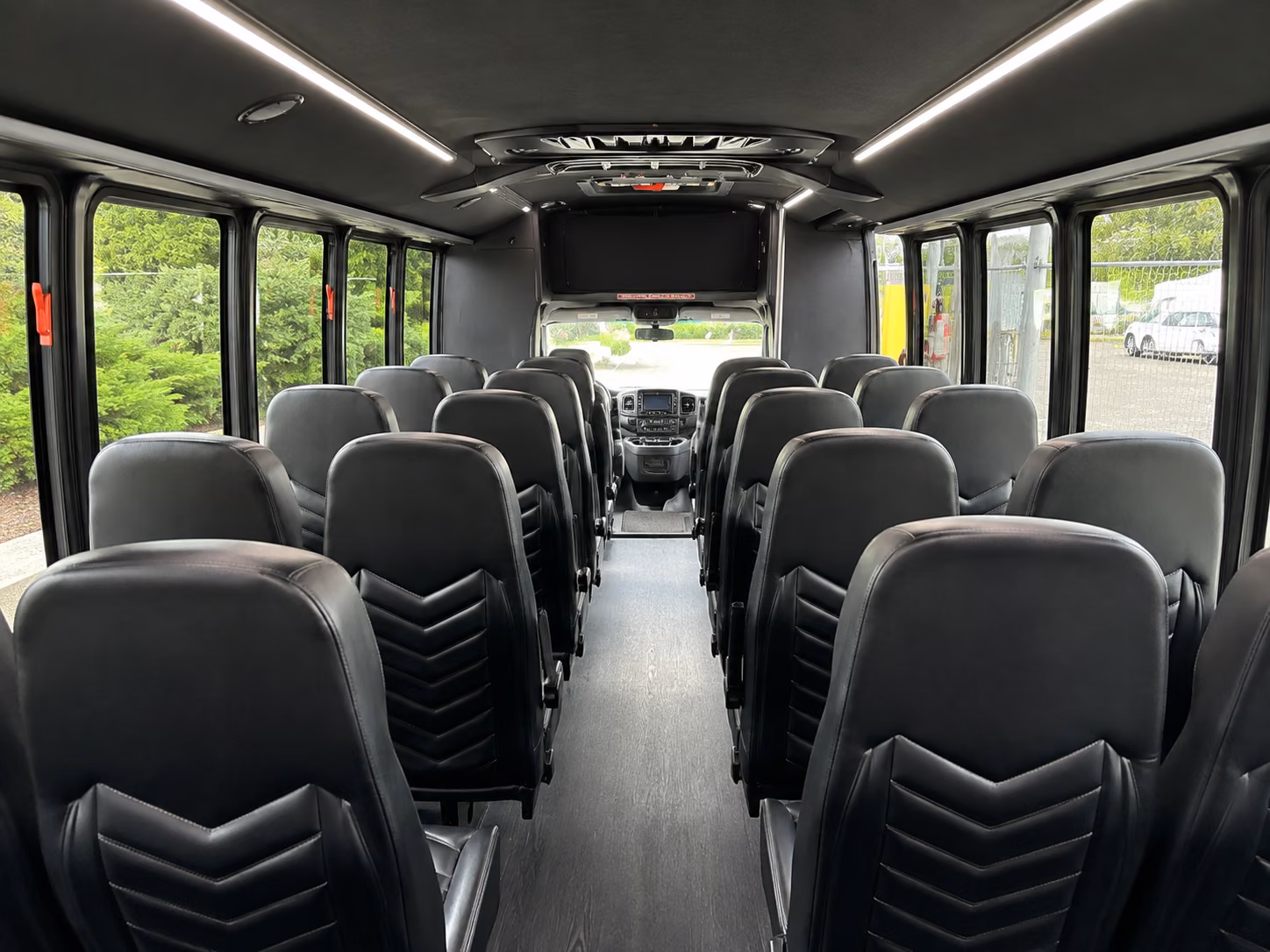 ontario 18 passenger minibus inside