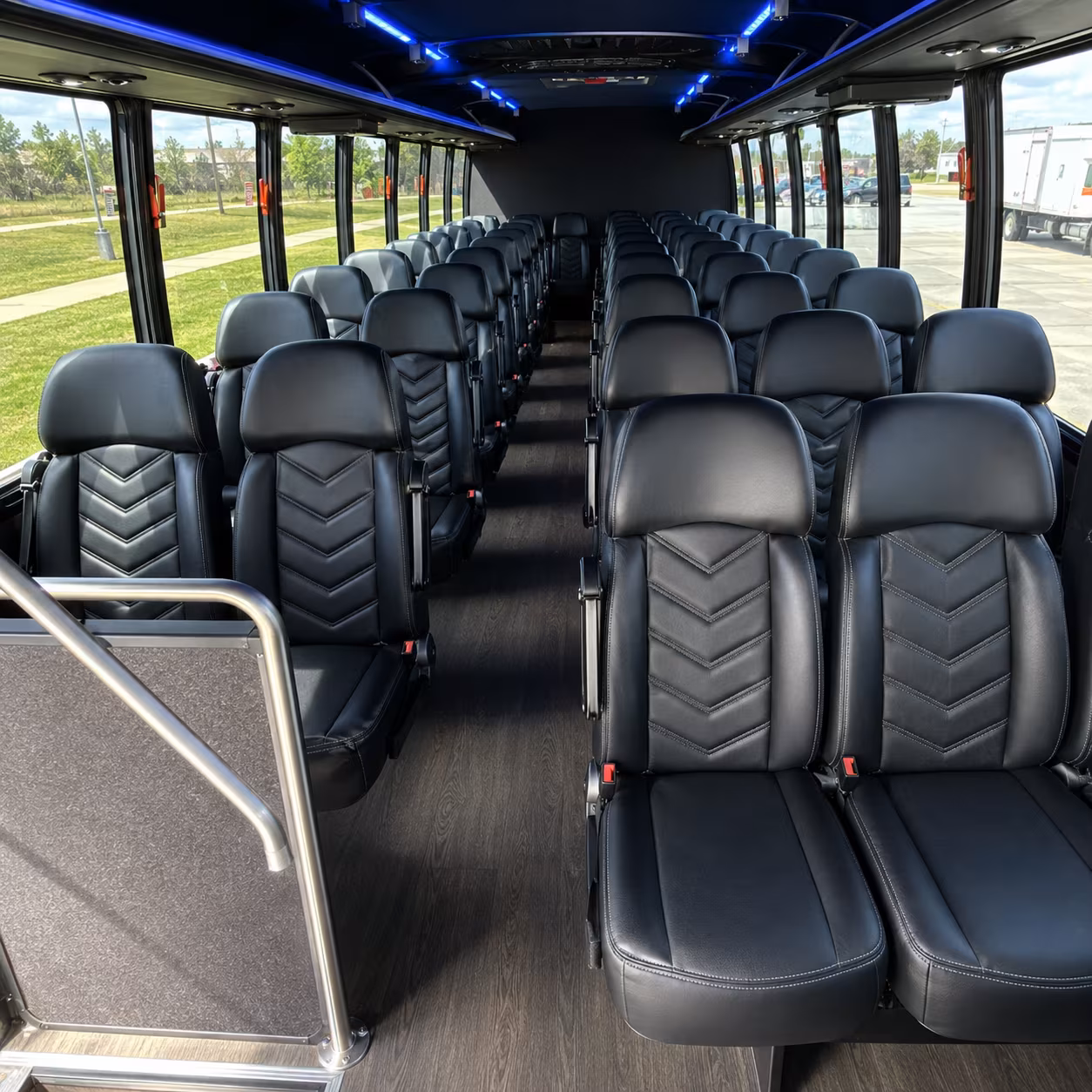 ontario 25 passenger minibus inside