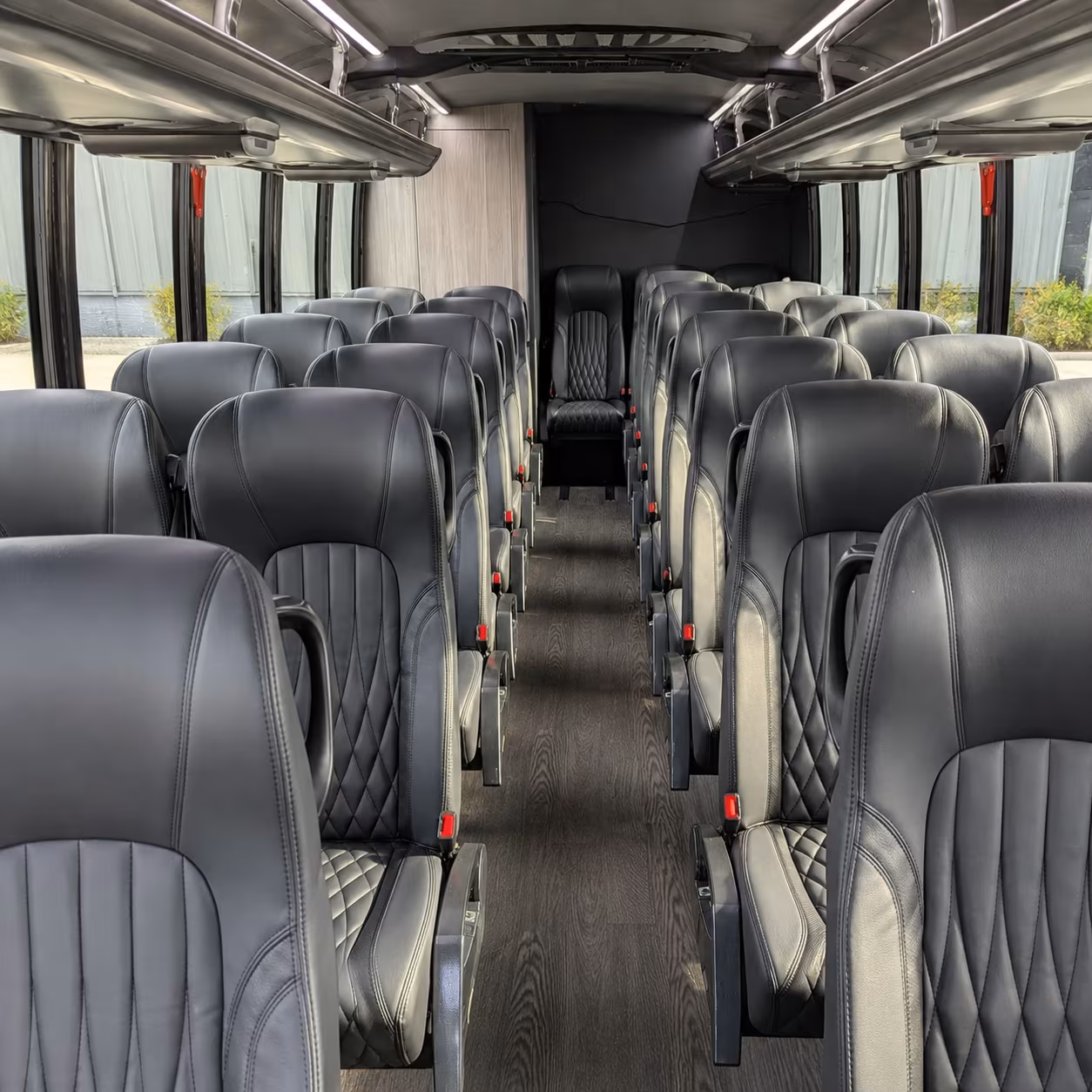 ontario 25 passenger minibus interior