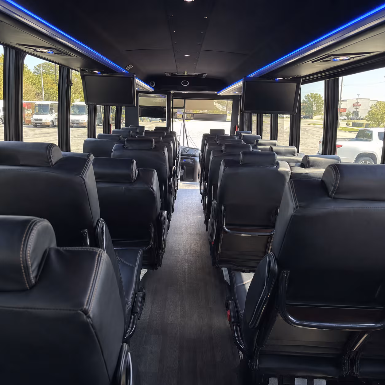 ontario 30 passenger minibus inside