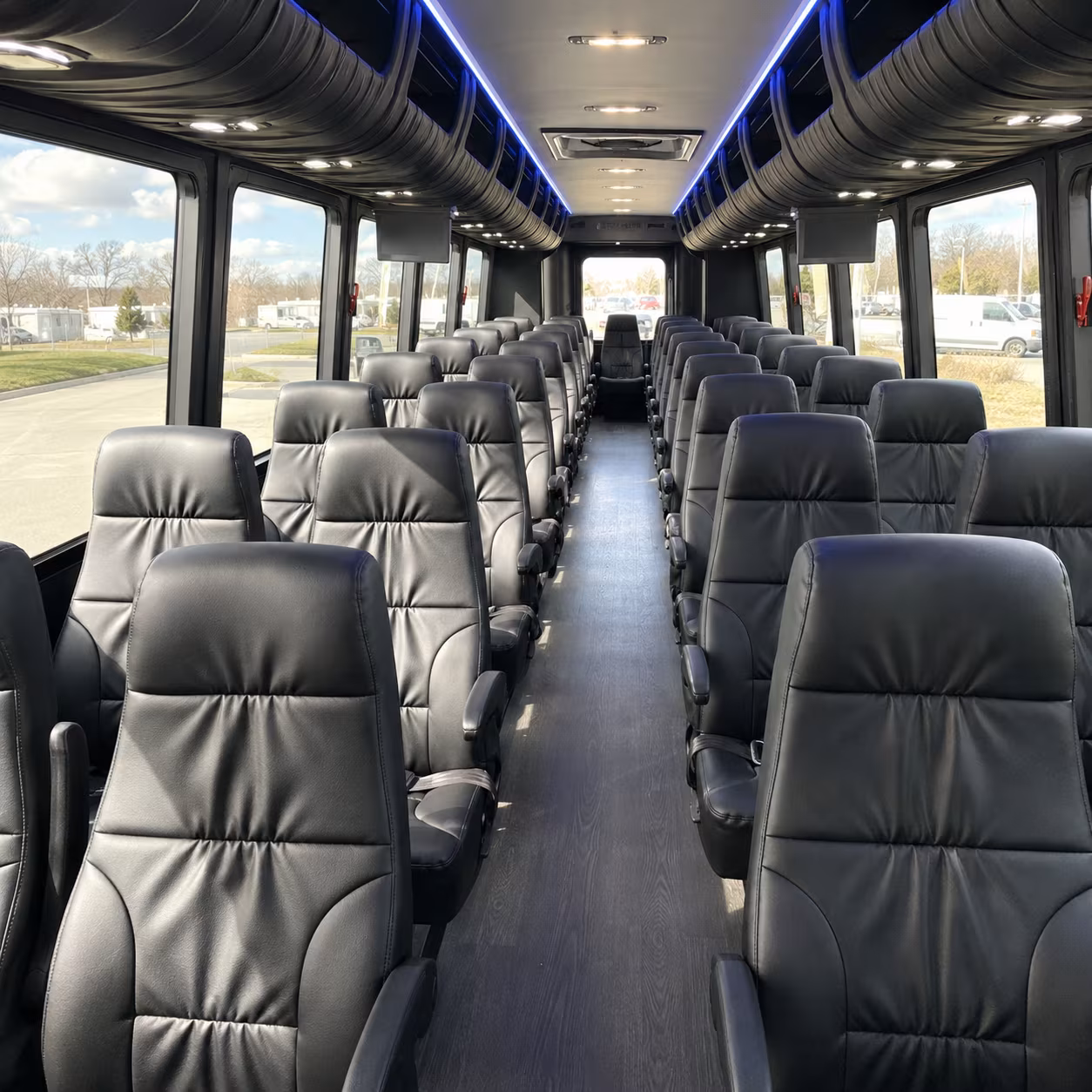 ontario 30 passenger minibus interior