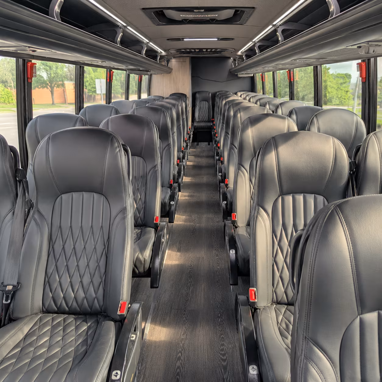 ontario 35 passenger minibus inside