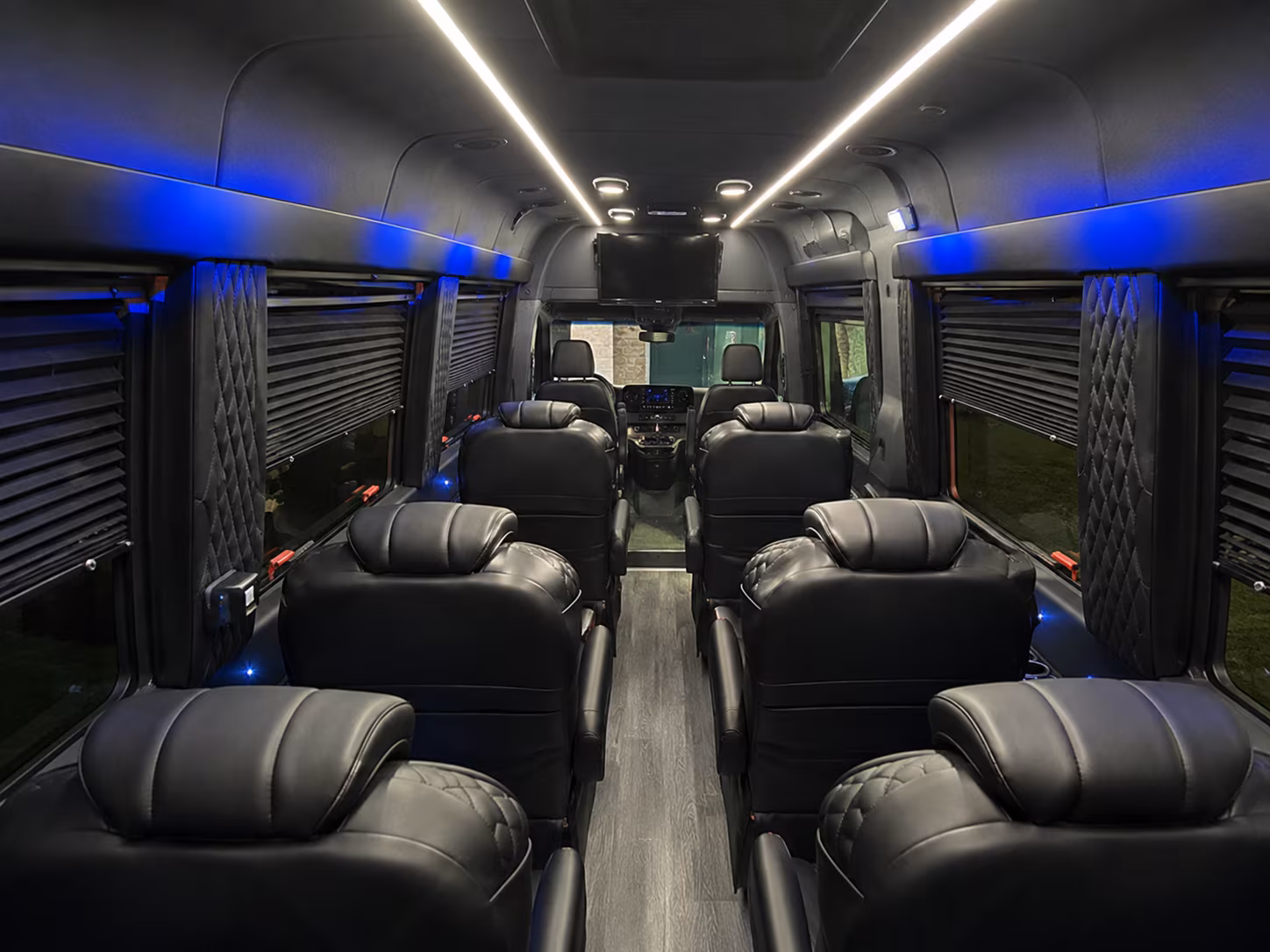 ontario sprinter van with driver interior