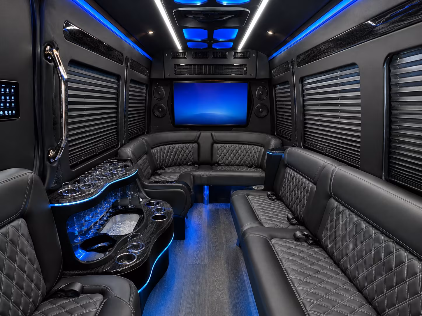 pre prom dinner and venue shuttle buses in ontario california